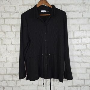 Calvin Klein black sweater cardigan/ jacket